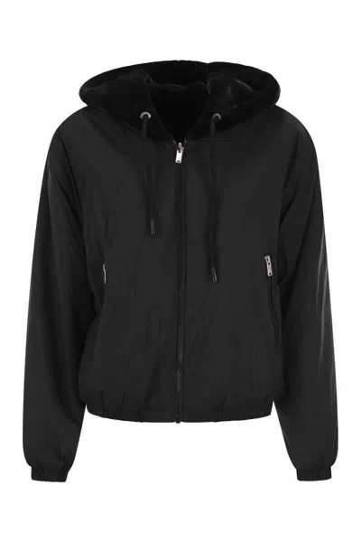 Moose Knuckles Bunny 2 - Reversible Jacket In Black