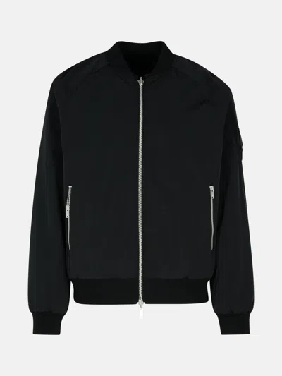 Moose Knuckles 'bunny' Black Polyester Bomber Jacket
