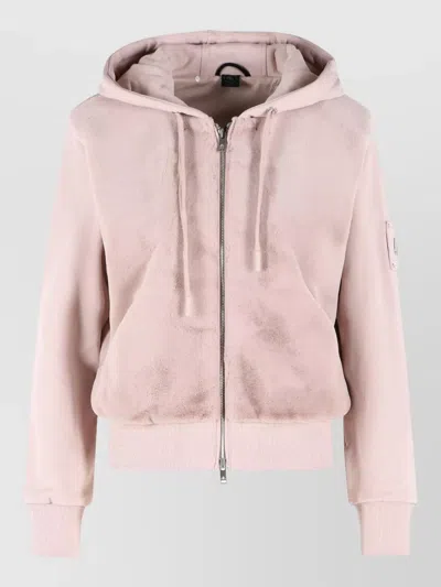 Moose Knuckles Bunny Cotton Hooded Sweatshirt Relaxed Fit