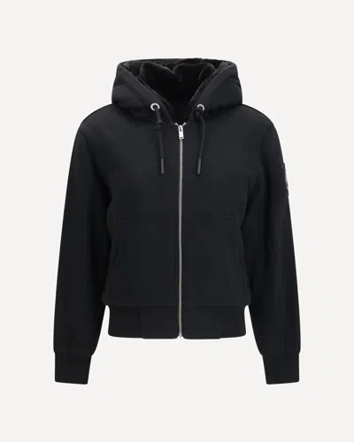 Moose Knuckles Bunny Hooded Jacket In Black
