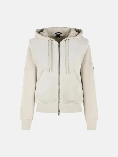 Moose Knuckles 'bunny' Ivory Cotton Sweatshirt