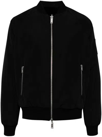Moose Knuckles Bunny Reversible Bomber Jacket Clothing In Black