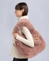 Moose Knuckles Bunny Tote Bag In Purple