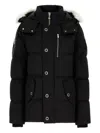 Moose Knuckles Button Jacket In Black