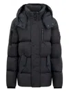 Moose Knuckles Button Padded Jacket In Gray