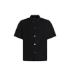 Moose Knuckles Buttoned Pocket Shirt In Black