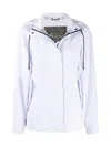 Moose Knuckles Concealed Windbreaker In White