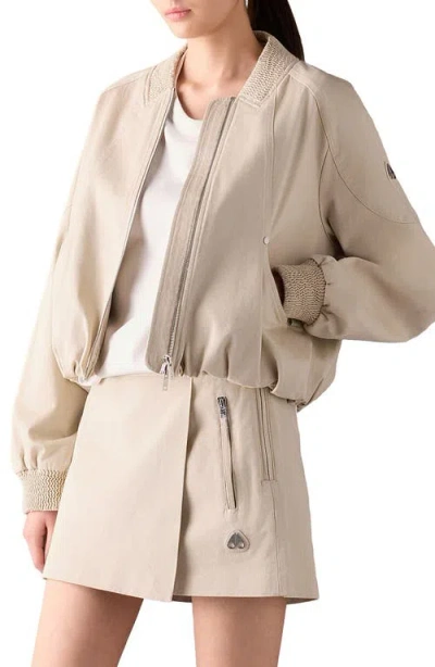 Moose Knuckles Cardin Cotton Jacket In Neutral