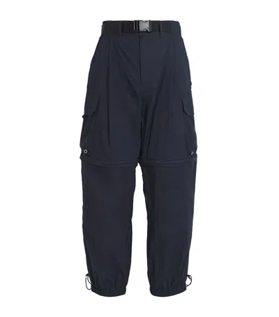 Moose Knuckles Cargo Concorde Trousers In Navy