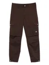 Moose Knuckles Cargo-pockets Logo-patch Trousers In Brown