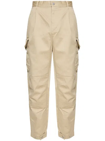 Moose Knuckles Cargo Trousers In Neutrals