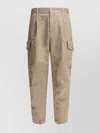 Moose Knuckles Cargo Trousers With Belt Loops And Pockets