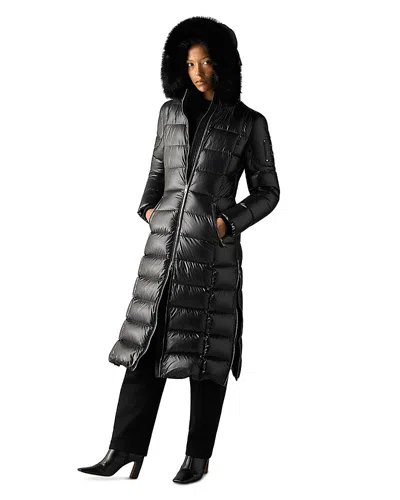Moose Knuckles Celestia Long Down Parka In Black