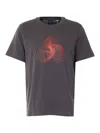 Moose Knuckles Graphic-print T-shirt In Gray