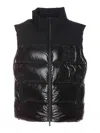 Moose Knuckles Black Victory Peak Vest In Black
