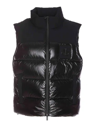 Moose Knuckles Black Victory Peak Vest