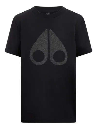 Moose Knuckles Kids Chamblee Leaf T-shirt In Animal Print