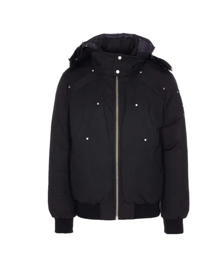 Moose Knuckles Original Ballistic Bomber In Black