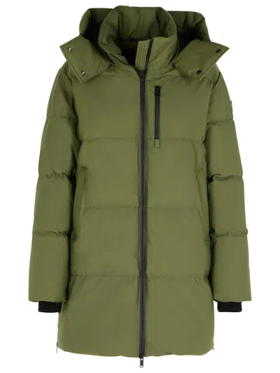 Moose Knuckles 'chelia 3q' Green Nylon Blend Parka