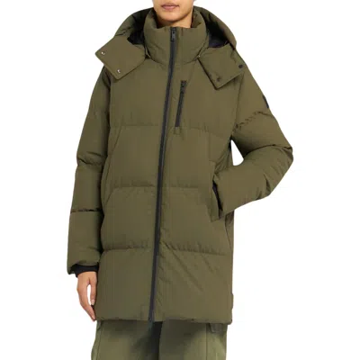 Moose Knuckles Chelia 3q Green Nylon Blend Parka