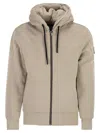 Moose Knuckles Classic Bunny - Faux Fur Lined Hoodie In Nude