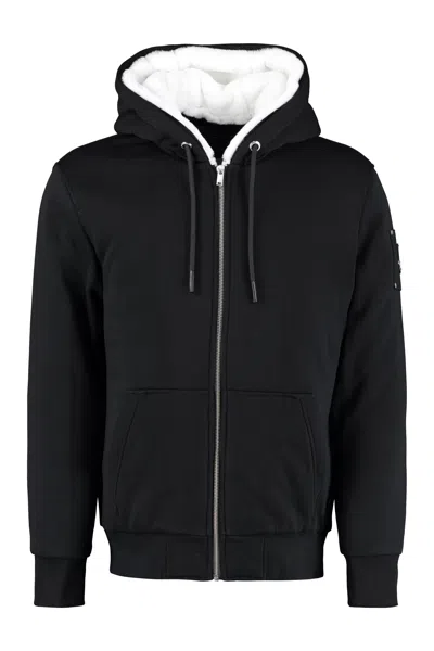 Moose Knuckles Classic Bunny 3 Hoodie For Men In Black