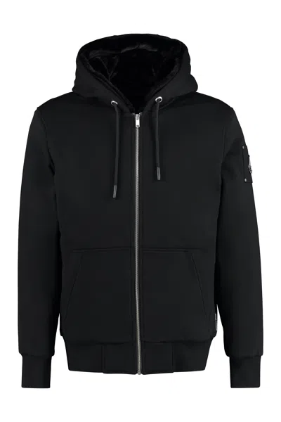 Moose Knuckles Classic Bunny 3 Hoodie For Men In Black