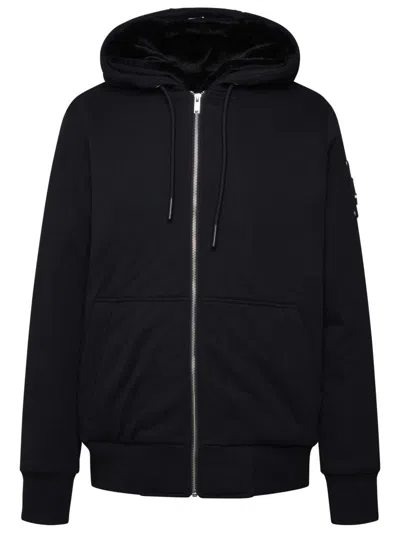 Moose Knuckles Classic Bunny 3 Jacket In Black Cotton Blend