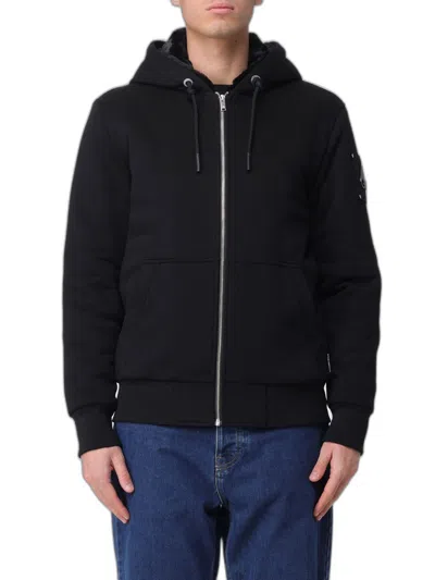 Moose Knuckles Classic Bunny Black Cotton Hoodie