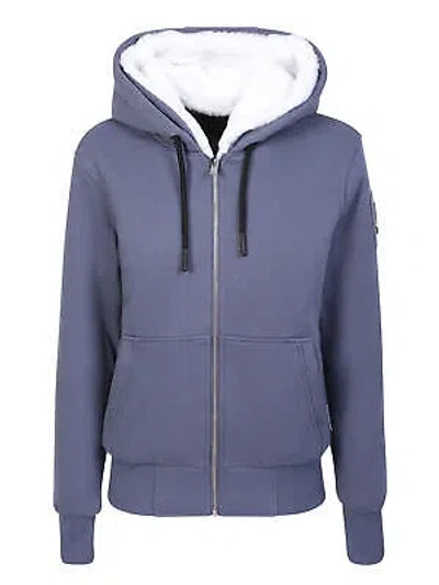 Pre-owned Moose Knuckles Classic Bunny Blue Jacket In Multicolor