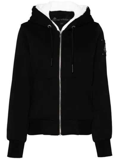 Moose Knuckles Classic Bunny Down Jacket In Black