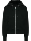 Moose Knuckles Cotton Blend Classic Bunny Jacket With Tonal Hood In Black