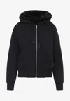 Moose Knuckles Moose Knuckes Madison Bunny Gold Jacket In Black