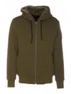 Moose Knuckles Classic Bunny Hybrid Sweatshirt In Green