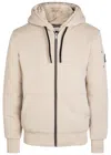Moose Knuckles Classic Bunny Padded Hooded Cotton-blend Jacket In Neutral
