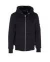 Moose Knuckles Classic Bunny Sweatshirt In Black