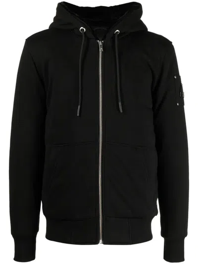 Moose Knuckles 'classic Bunny' Sweatshirt In Black