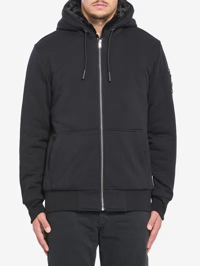 Moose Knuckles Classic Bunny Sweatshirt In Black