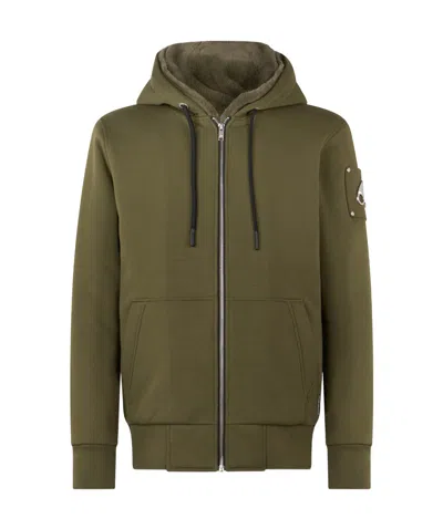 Moose Knuckles Classic Bunny Sweatshirt In Green