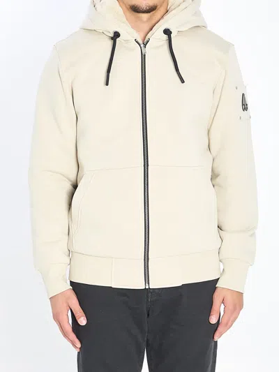 Moose Knuckles Classic Bunny Sweatshirt In Neutral