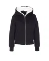 Moose Knuckles Classic Bunny Zip Sweatshirt In Black