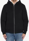 Moose Knuckles Classic Bunny Zip-up Hoodie In Black
