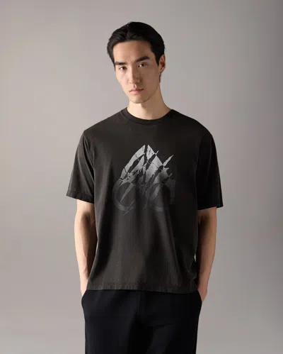Moose Knuckles Claw Logo T-shirt In Black