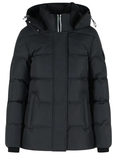 Moose Knuckles 'cloud 3q' Black Nylon Down Jacket
