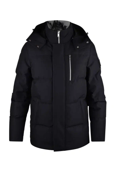 Moose Knuckles Cloud 3 Q Down Jacket In Black