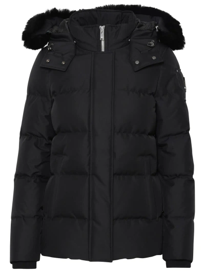 Moose Knuckles Cloud 3q Black Polyester Down Jacket