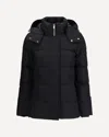 Moose Knuckles Cloud 3q Black Nylon Down Jacket In Black