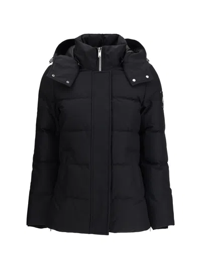 Moose Knuckles Cloud 3q Down Jacket In Black