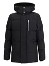 Moose Knuckles Cloud 3q Down Jacket In Black