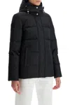 Moose Knuckles Cloud 3q Down Jacket With She In Black
